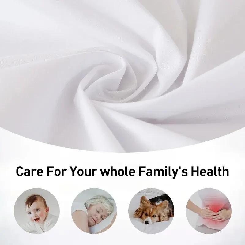 Drap-housse imperméable, housse de literie, gril de lit, housse de matelas pour document solide, housse de protection de lit pour chambre à coucher, chambre d'amis