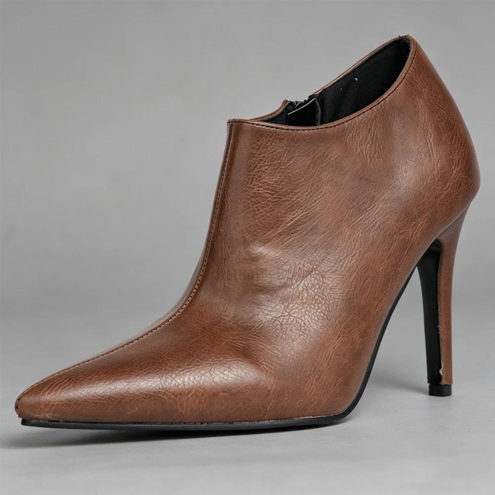 Bottines à talons hauts et fins de 10CM pour femmes