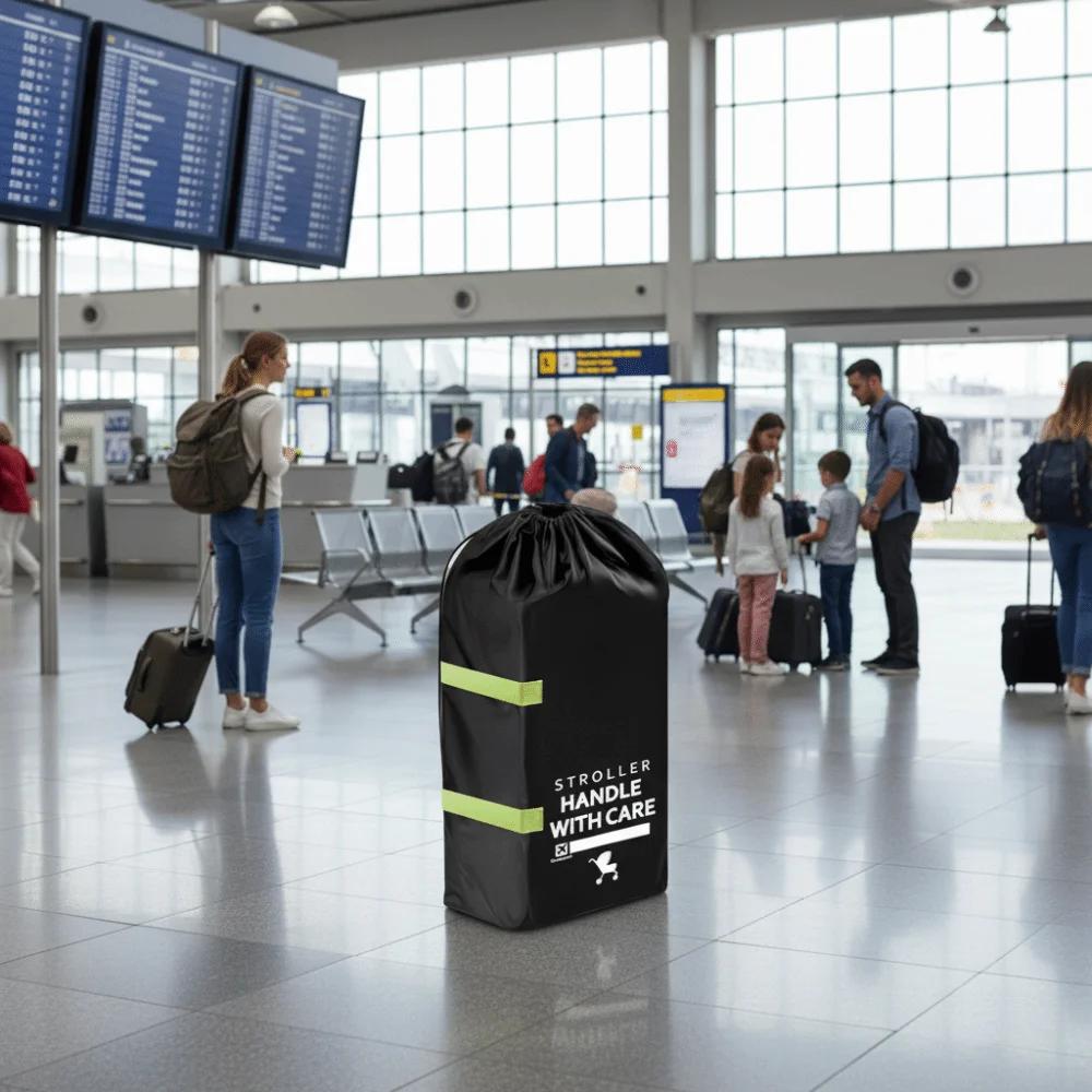 Perfekter reisebegleiter conception légère poussette de bébé sac de voyage poignée étanche landau sac à poussière universel