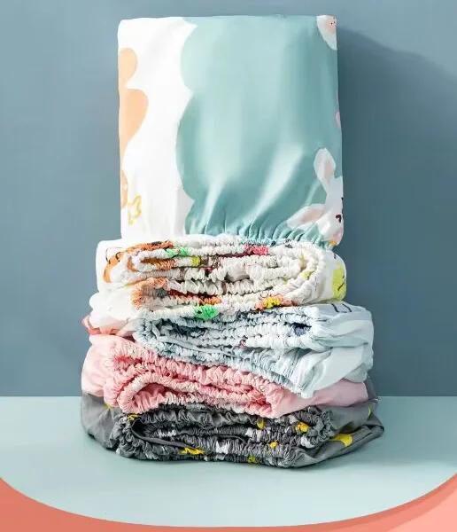 Drap-housse【Version personnalisée】 Draps de lit bébé 140x70cm