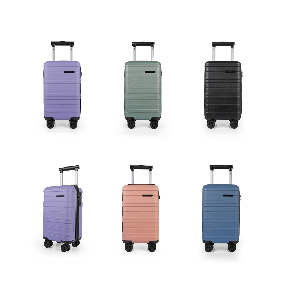 Valise cabine rigide JLY ABS avec roulettes pivotantes amovibles – Valises