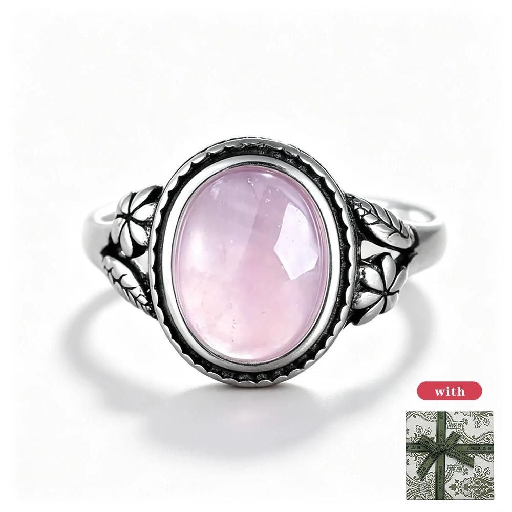 Bagues en argent vintage personnalisées avec boîte cadeau