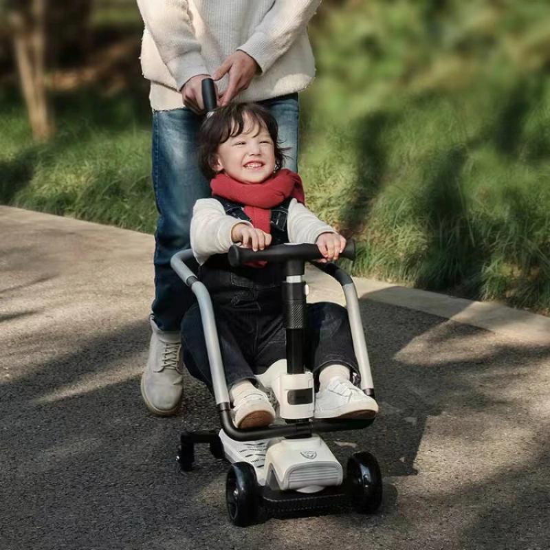 Yo-yo-Poussette Multifonctionnelle Pliable pour Bébé de 2 à 7 Ans