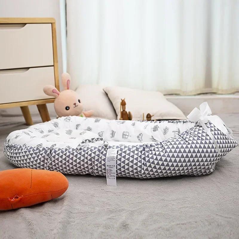 Lit bébé avec oreiller berceau Portable lit de voyage infantile enfant en bas âge