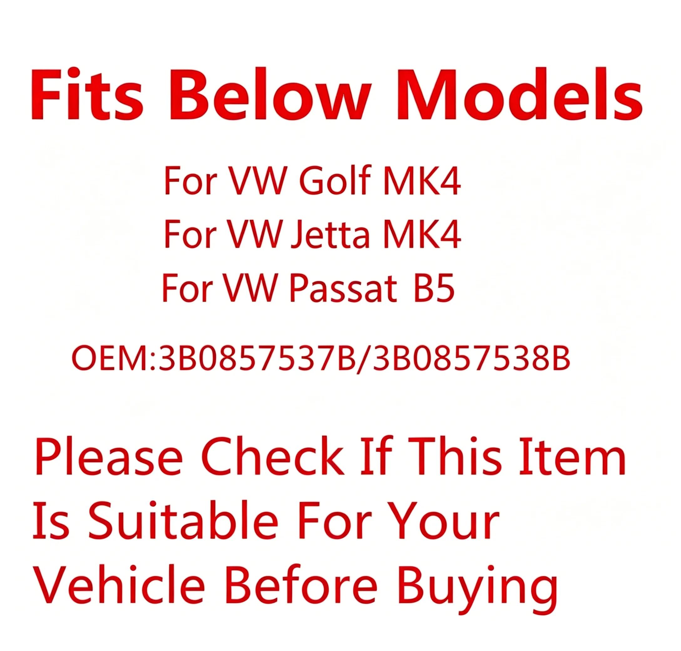 Couvercle de Rétroviseur Chromé pour VW Golf 4 MK4 Accessoire Bora 1998 1999-2004
