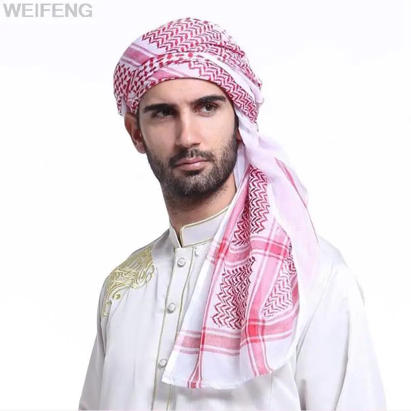 Foulard Shemagh musulman accessoires islamiques traditionnels foulard islamique foulard coupe-vent arabe Keffiyeh Shemagh écharpe