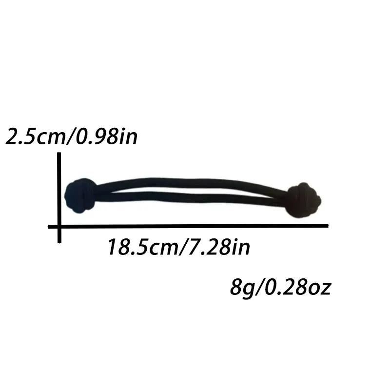 Attaches de cheveux en caoutchouc extensibles simples pour femmes