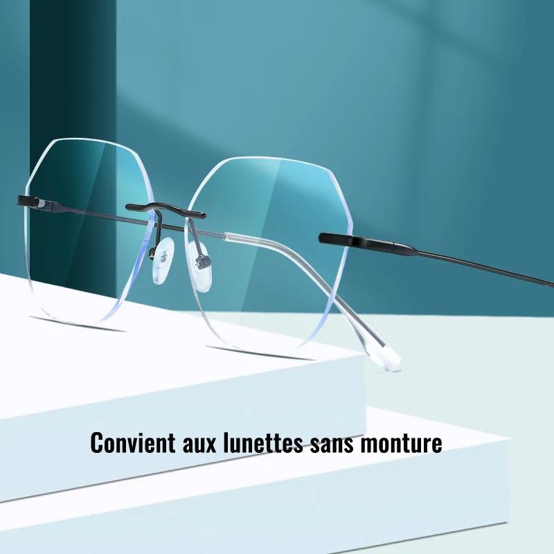 Toketorism qualité myopie presbytie lentilles de Prescription pour lunettes sans monture multifocales
