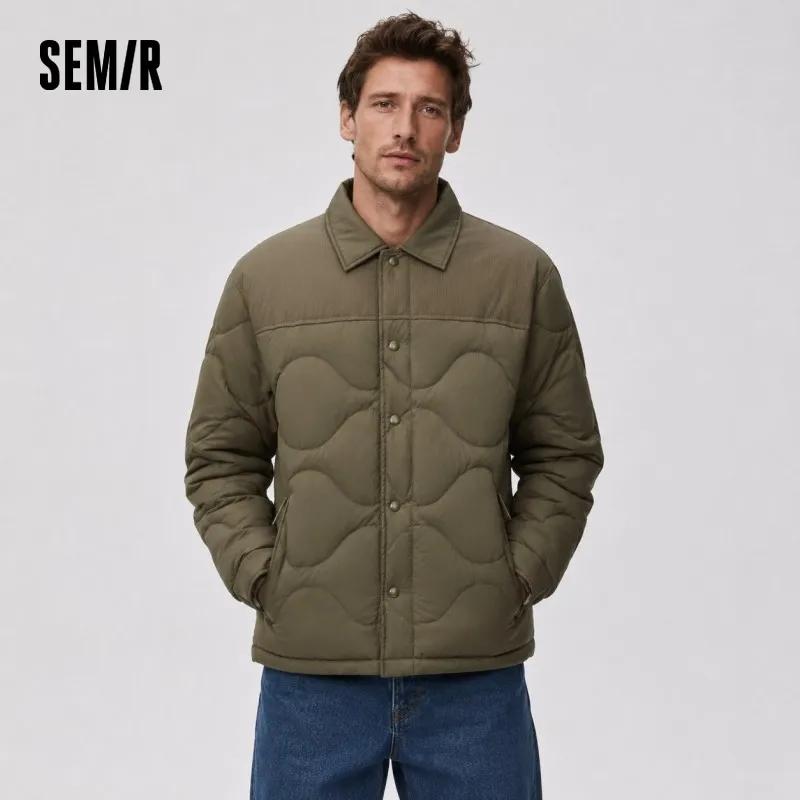 Semir doudoune hommes hiver 80% vers le bas remplissage trois résistant chemise-Style doublure 2025 nouveau Patchwork mo