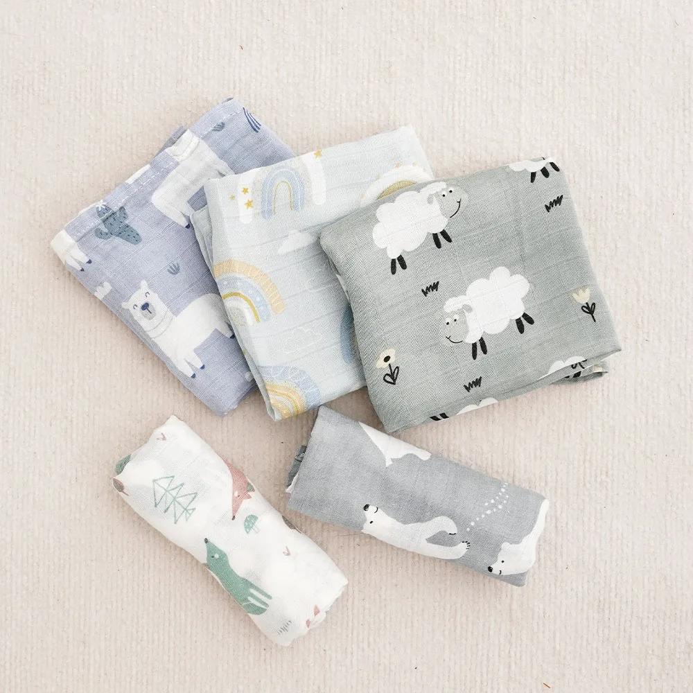 Kangobaby # Ma vie douce # Couverture multifonctionnelle en mousseline de coton et bambou