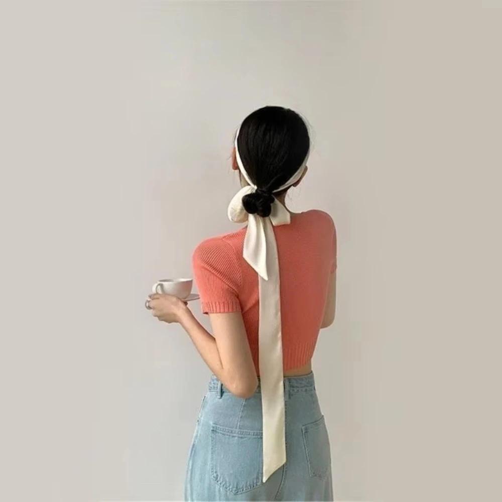 Écharpe de cheveux longs décontractée