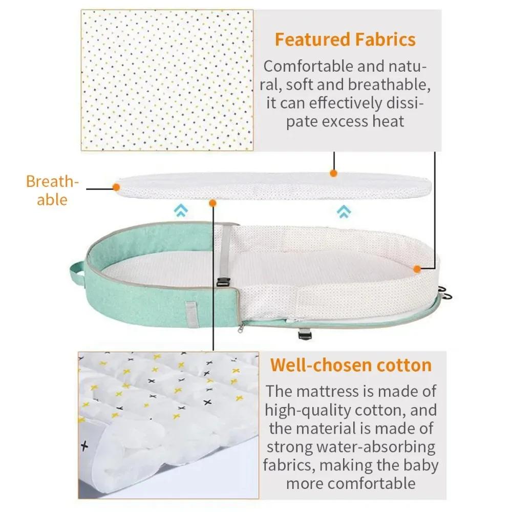 Berceau de bébé pliant Anti-écrasement