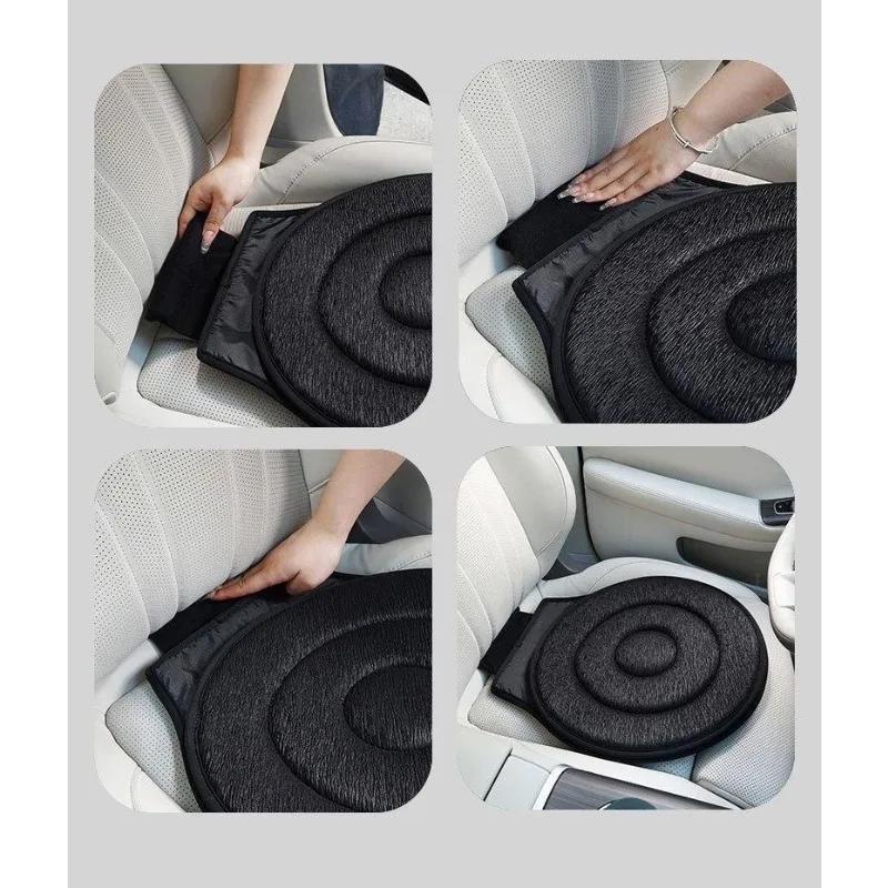 360 ° Coussin de siège de voiture pivotant pour personnes âgées et femmes enceintes
