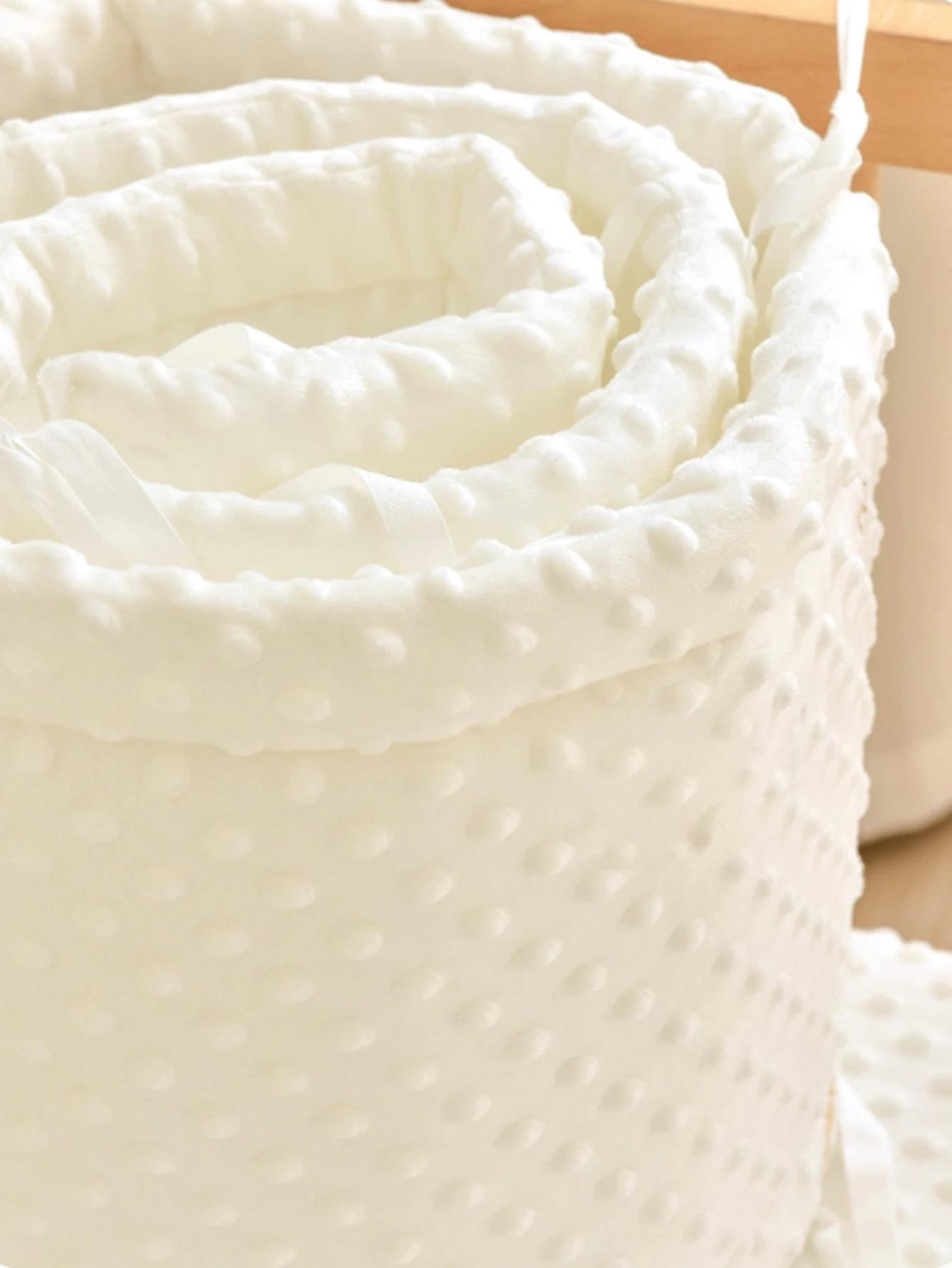 1 pièce de barrière de lit en peluche douce pour bébé, pare-chute anti-chute pour bébé et enfant avec polaire, barrière de protection pour lit d'enfant avec motif brodé animal, coussin pour bébé, plus