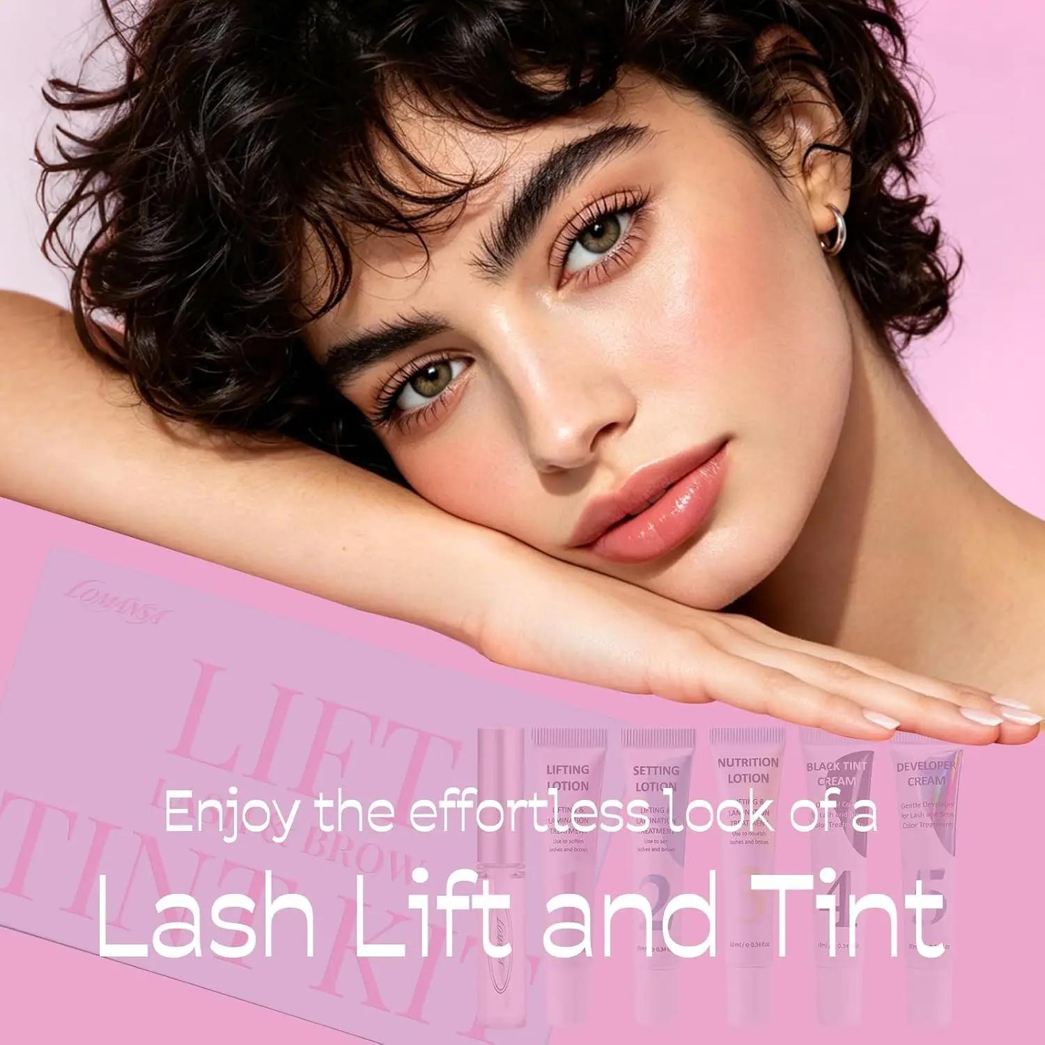 Kit Lomansa Lash Lift et Coloration Noir Intense pour Cils – Tenue Forte 4 Semaines