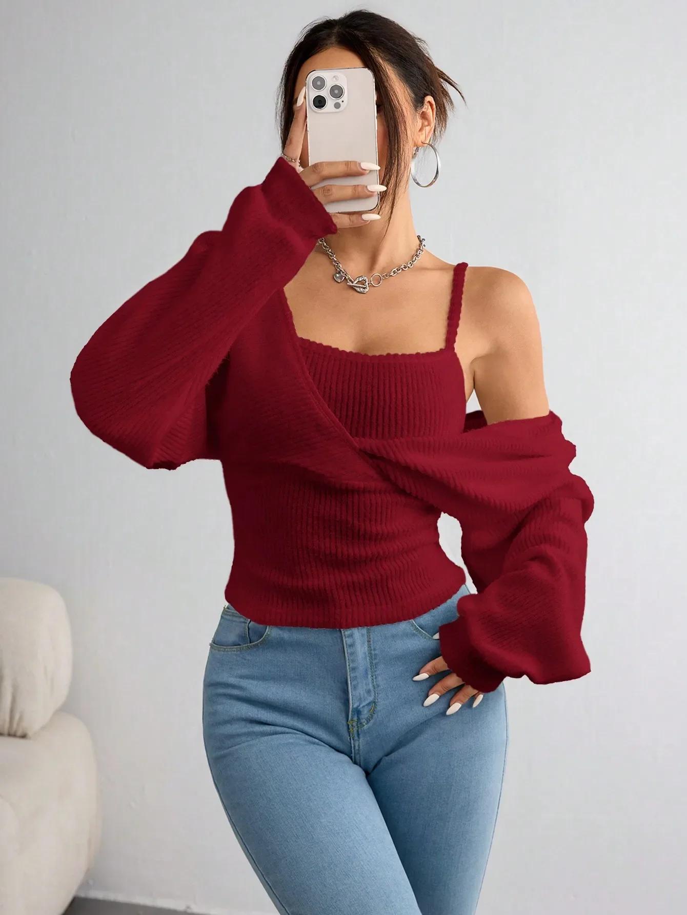 T-shirt à capuche à manches longues pour femmes