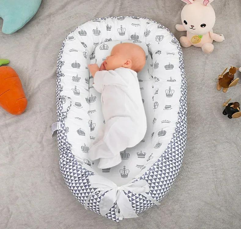 Lit bébé avec oreiller berceau Portable lit de voyage infantile enfant en bas âge