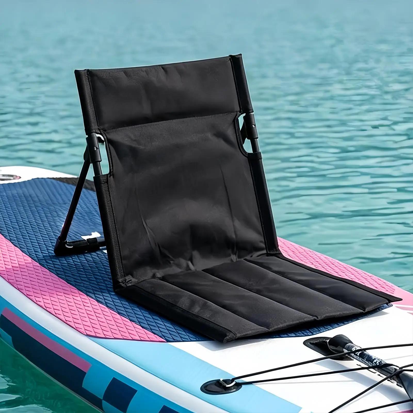 Siège de kayak pliable avec dossier, siège pour planche à pagaie, siège de canoë, siège de bateau, siège de pêche, siège de yacht, siège de piscine, sports nautiques