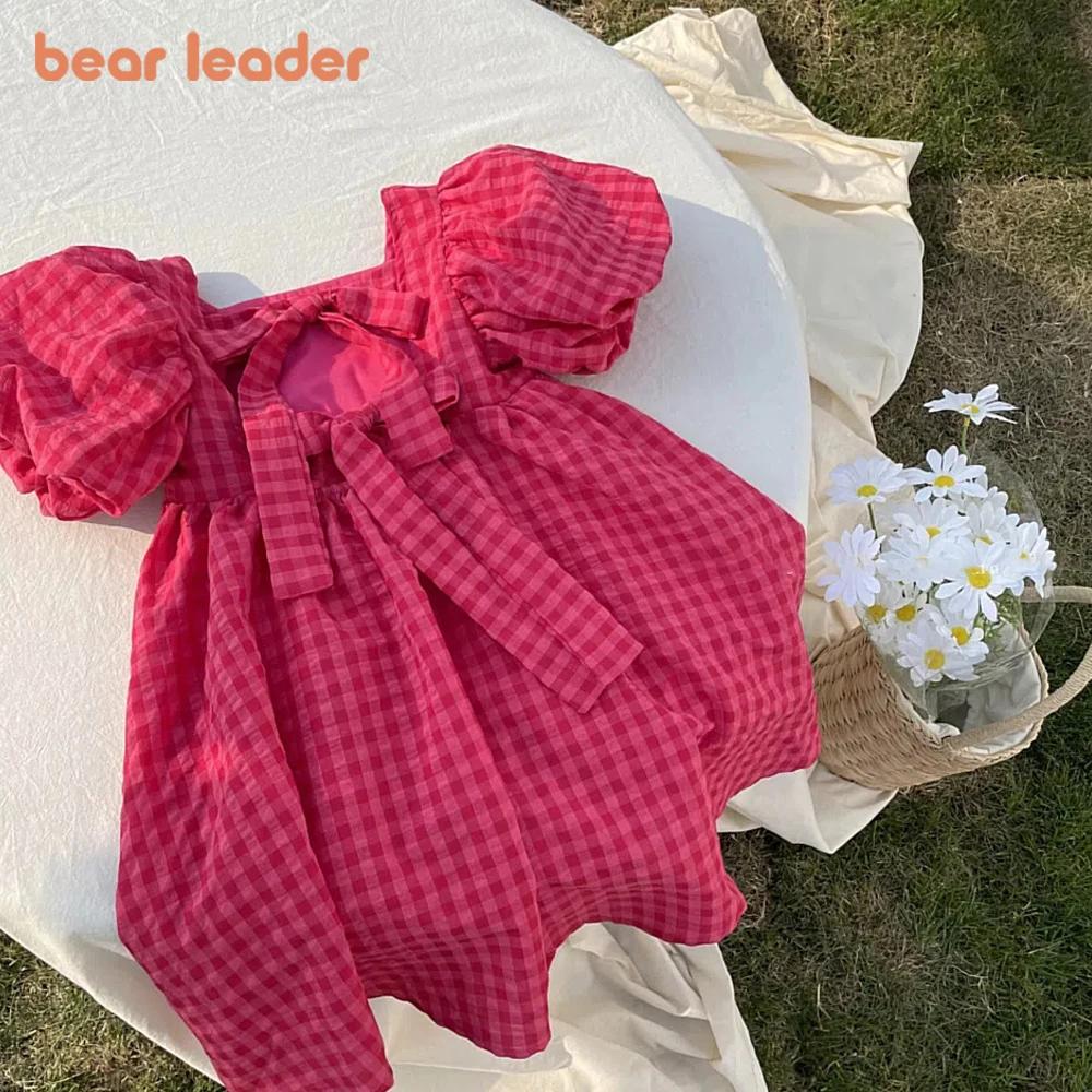 Bear Leader – robe mi-longue à carreaux
