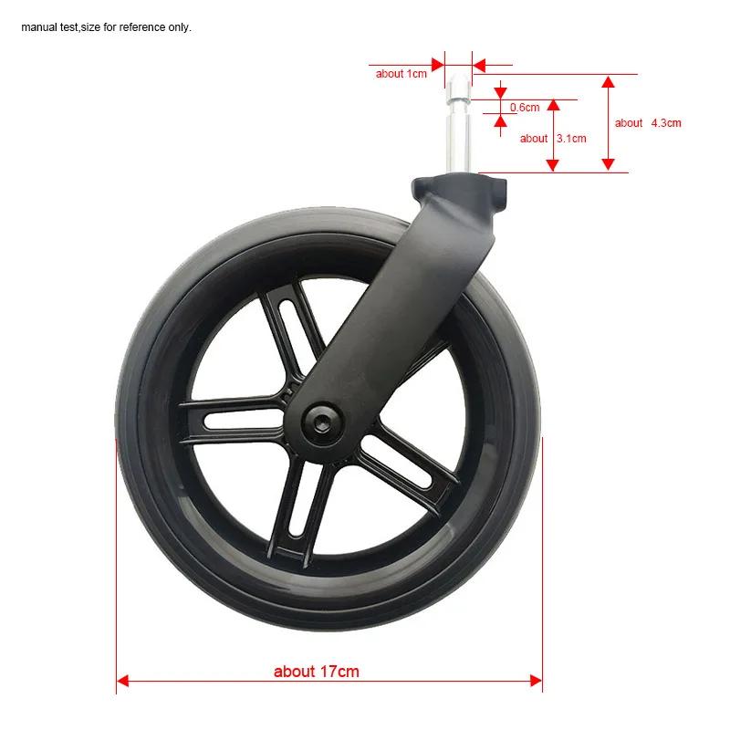 Seulement roue avant ou arrière Melio 17CM pour accessoires de Buggy Cybex Melio série 2/3/Carbon/Pro, autres housses non compatibles!! !