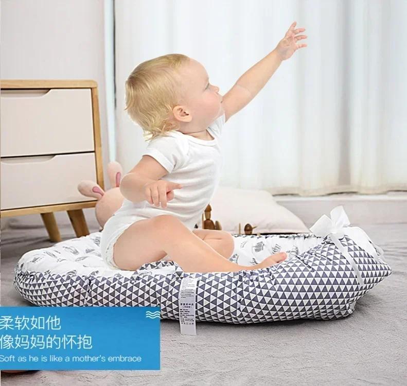 Lit bébé avec oreiller berceau Portable lit de voyage infantile enfant en bas âge