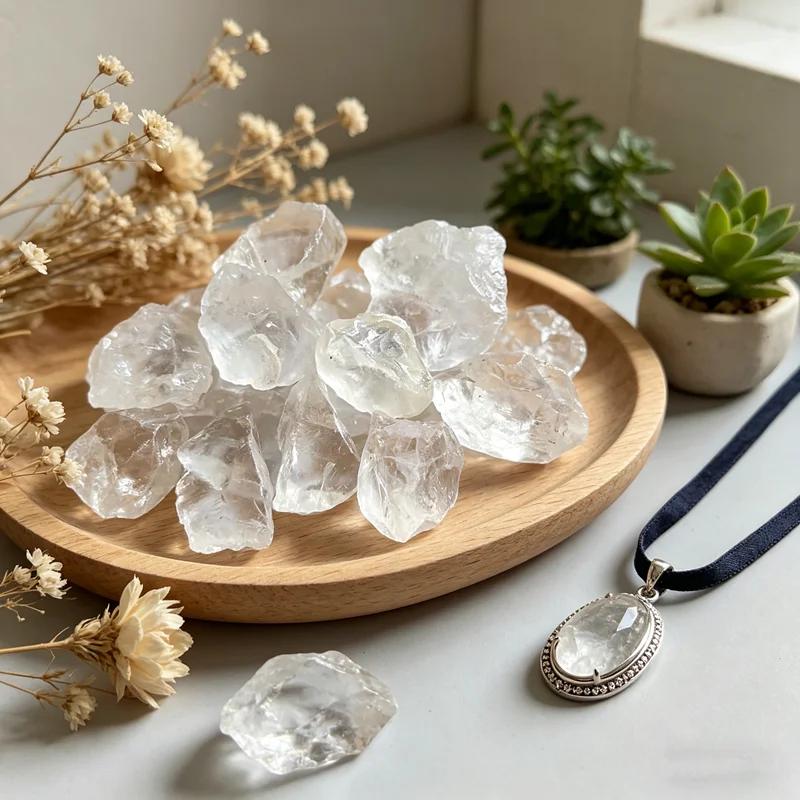 Pierre de Quartz claire naturelle