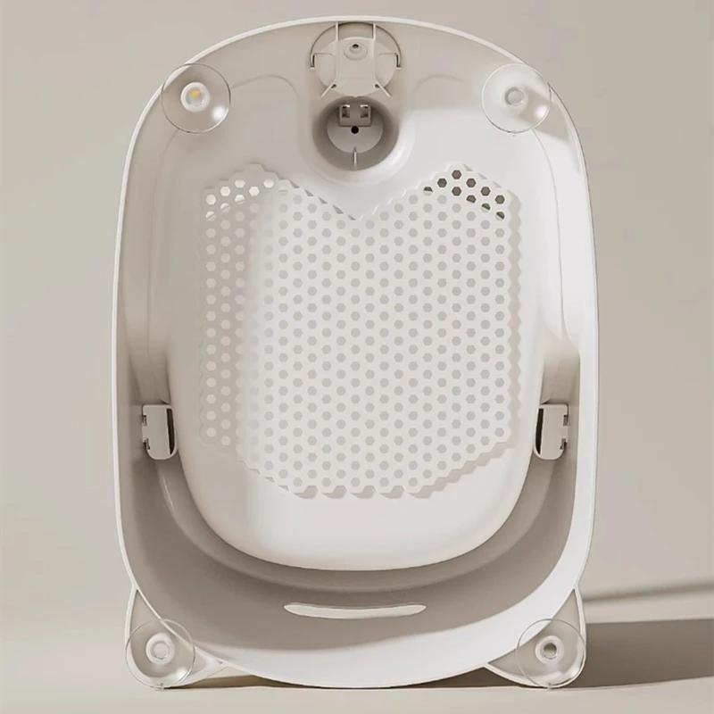 Siège de bain pour bébé de 6 mois et plus, chaise de bain avec coussin antidérapant, Design enveloppant, siège de bain pour bébé en bas âge avec coussin doux