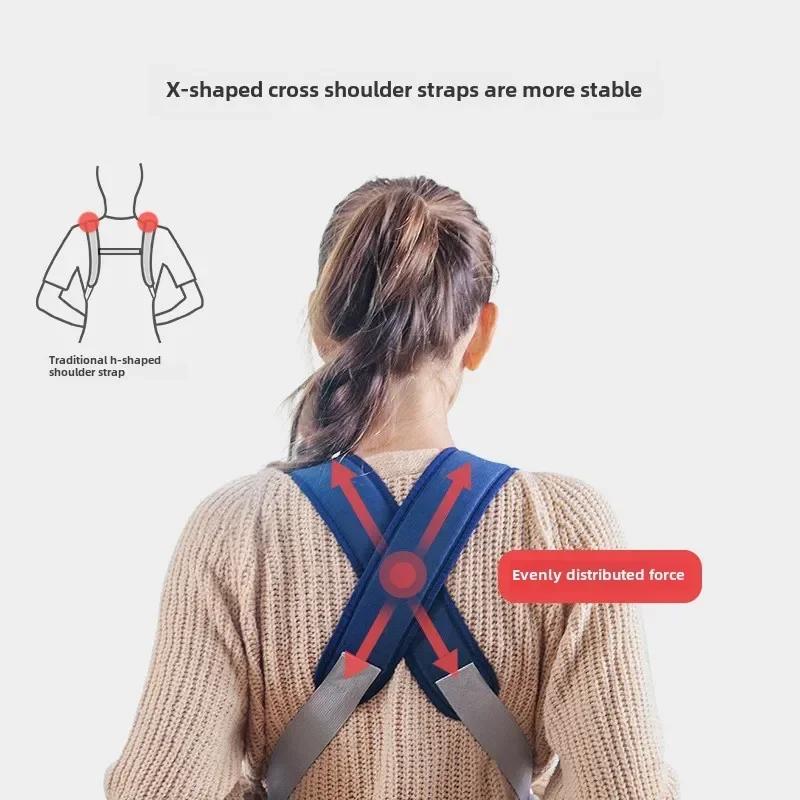 Porte-bébé multifonctionnel pour sortir, porte-bébé à bandoulière, quatre méthodes avant et arrière, polyvalent pour toutes les saisons