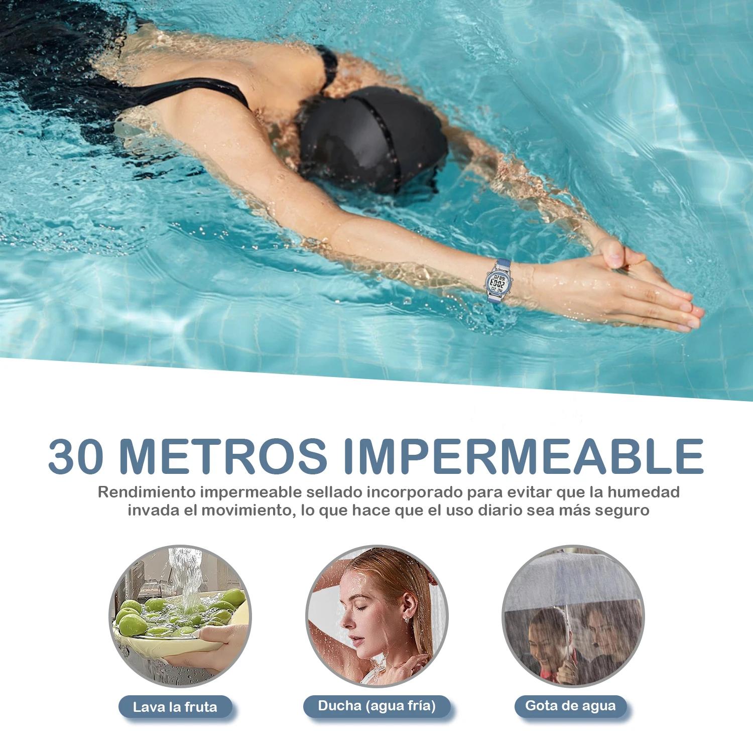 Hearkent-Montre de sport numérique pour femme