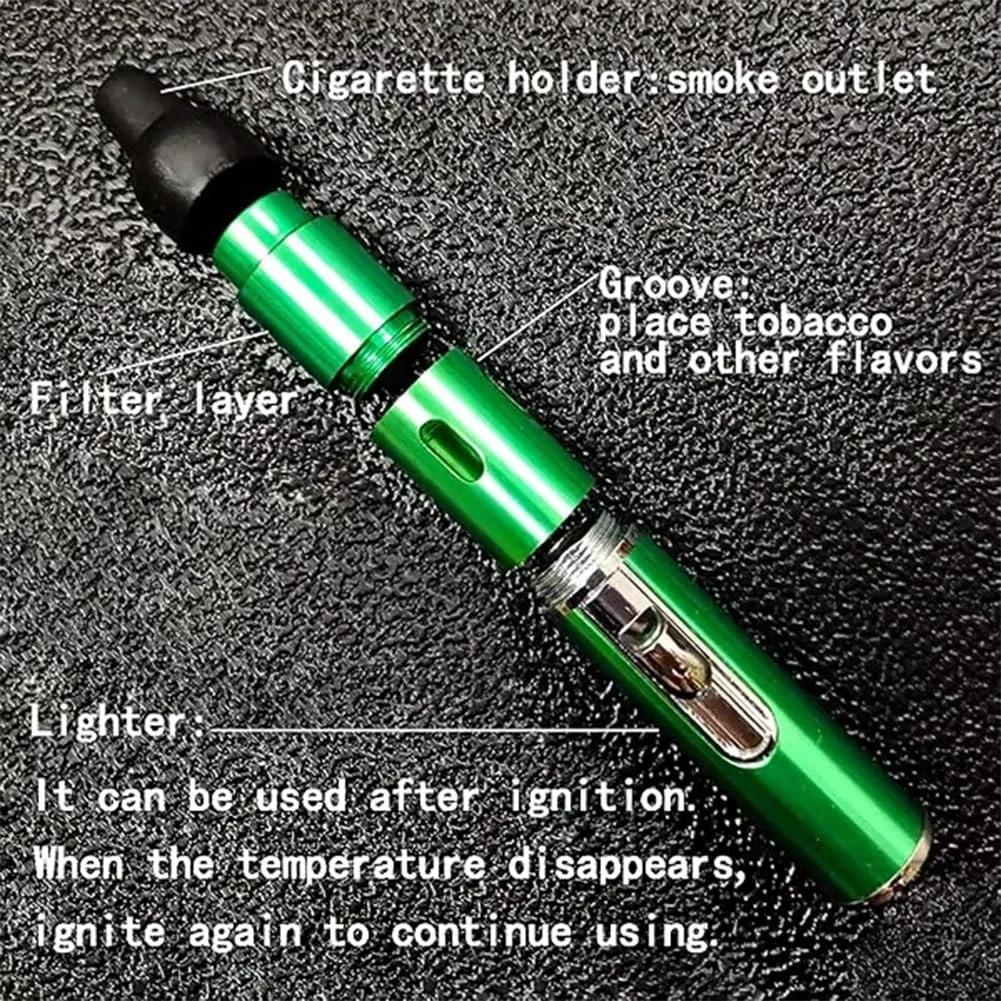 Briquet d'aromathérapie en tuyau métallique