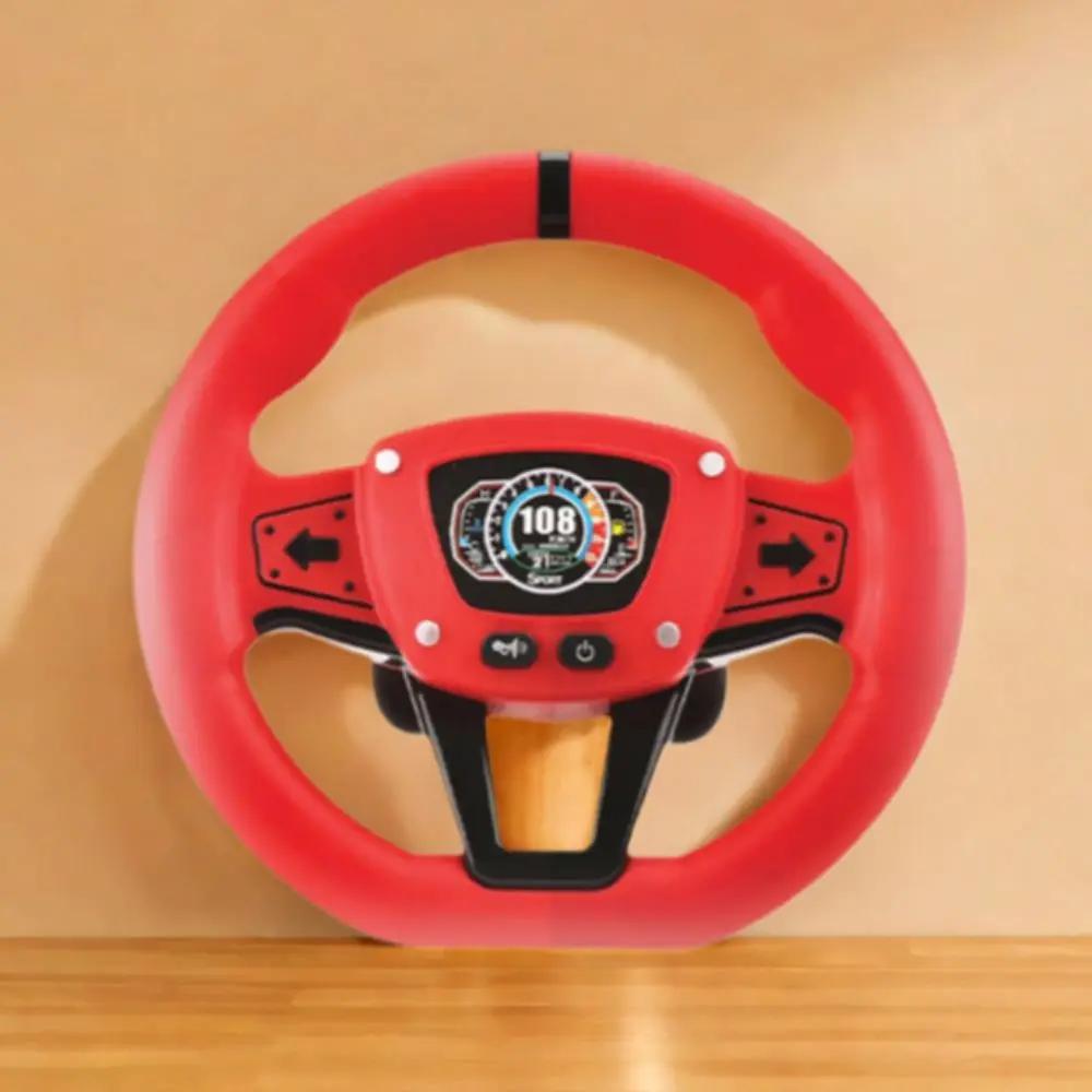 360 °   Volant de direction multifonctionnel pour copilote, jouet de simulation d'éducation précoce, volant interactif Montessori