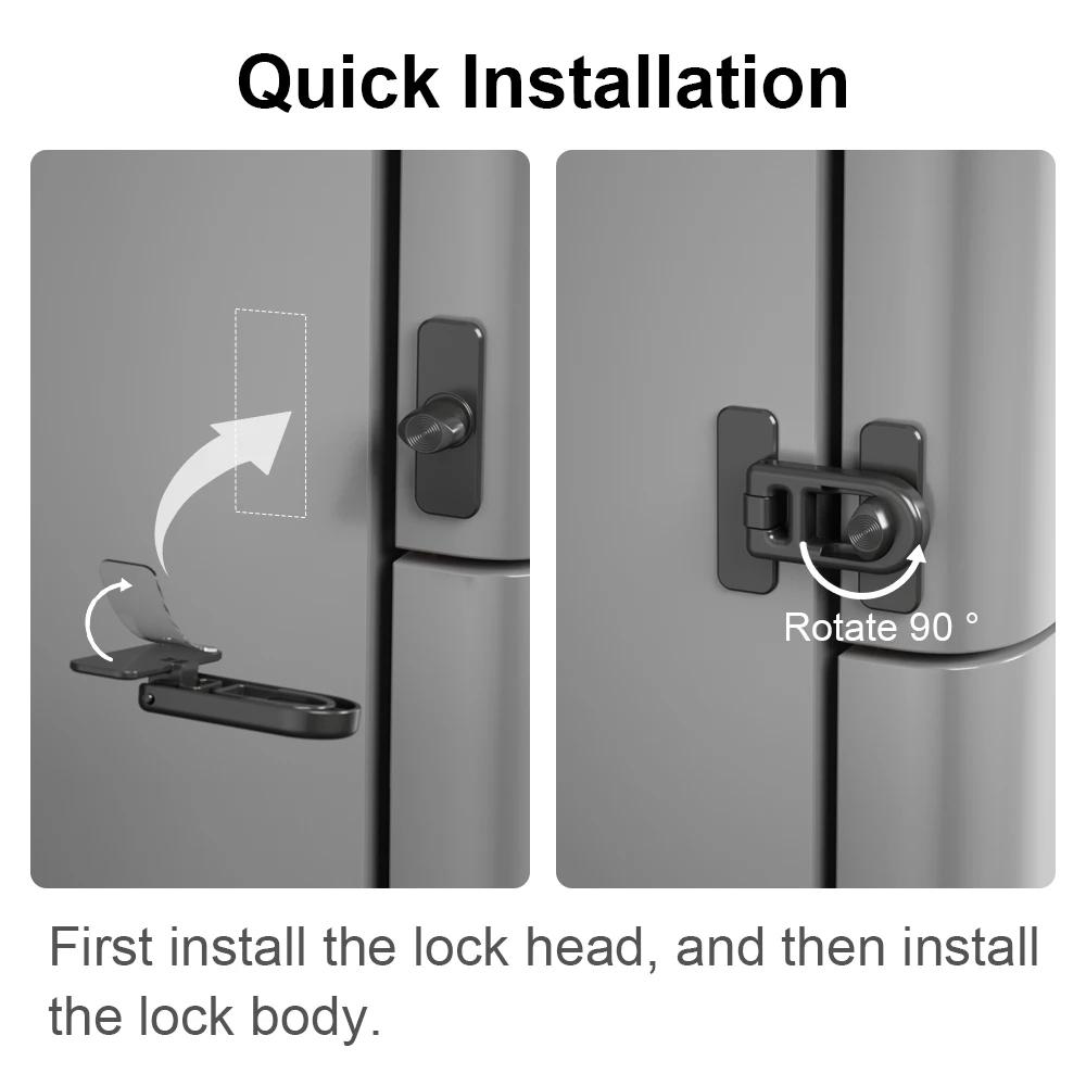 Serrures de porte de réfrigérateur et de congélateur faciles à installer