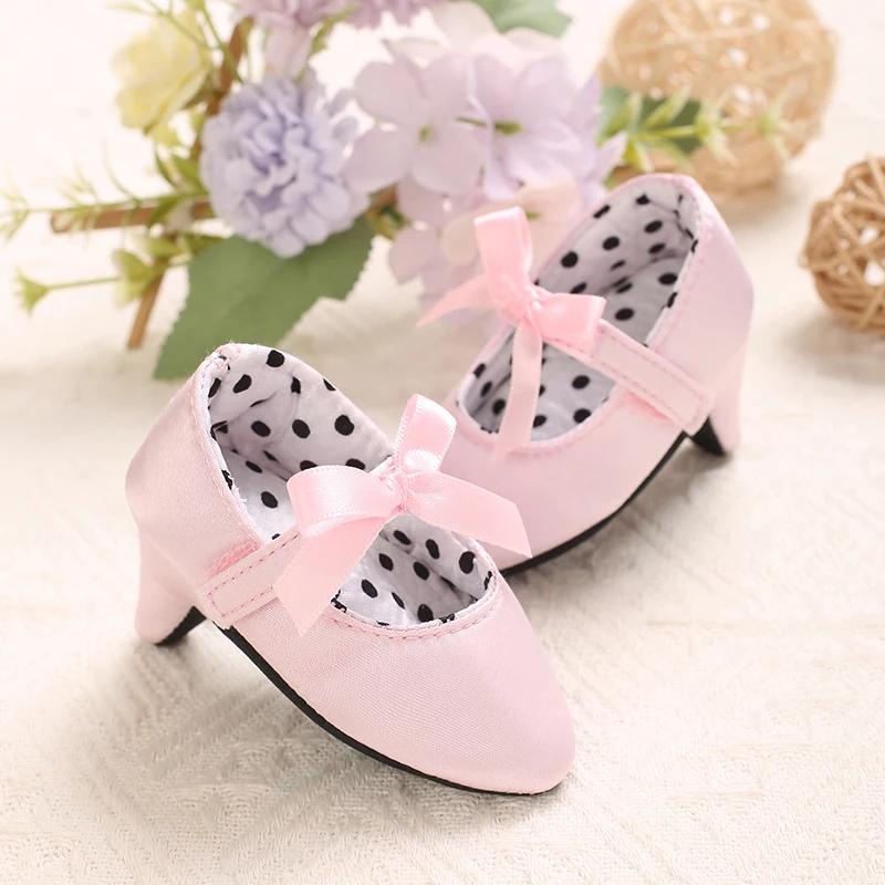 Chaussures à talons hauts pour nouveau-né fille