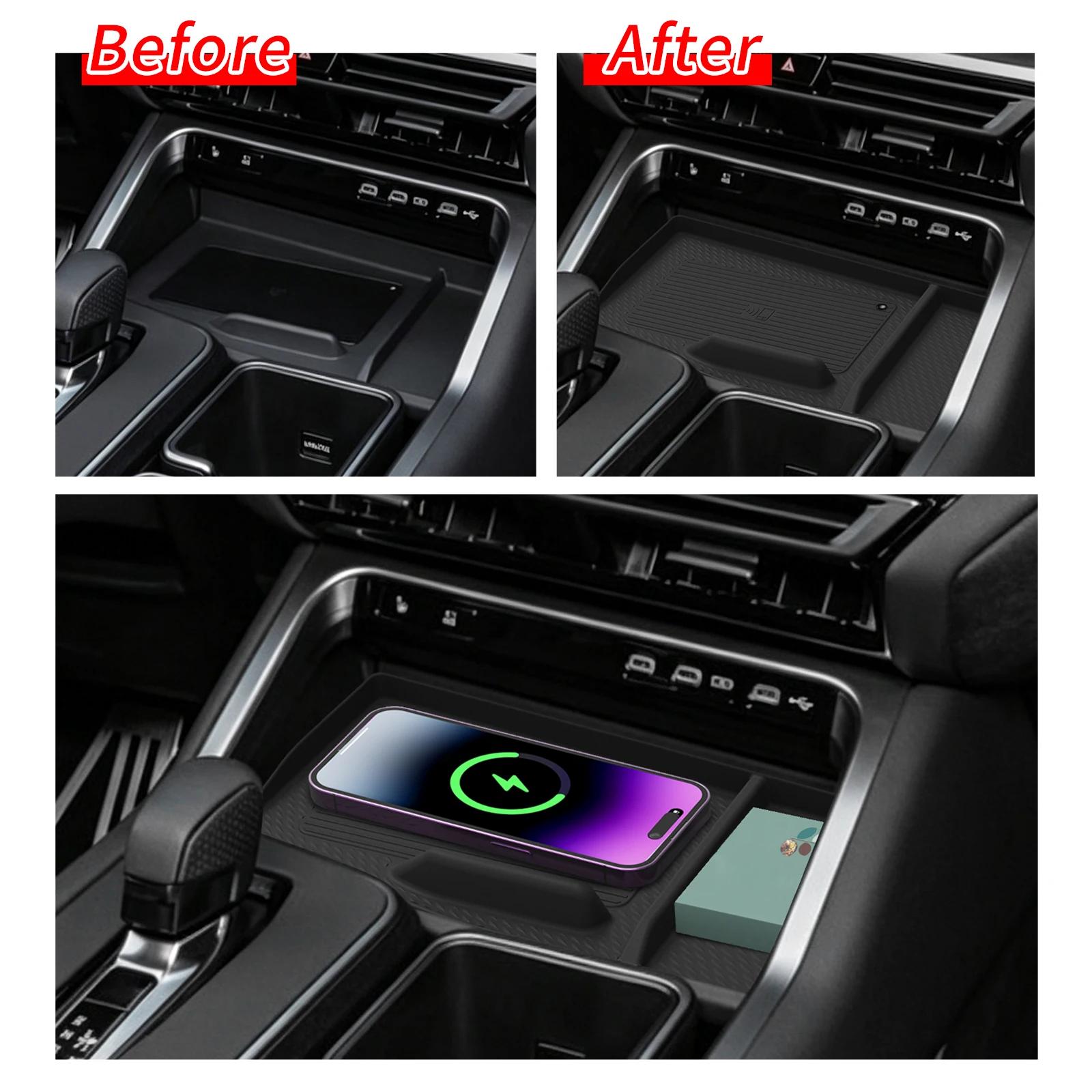 Tapis antidérapant Smabee pour Lexus TX 350/500h/550h+ 2025 2026 avec chargement sans fil et protection anti-salissure, accessoires intérieurs pour véhicules à conduite à gauche