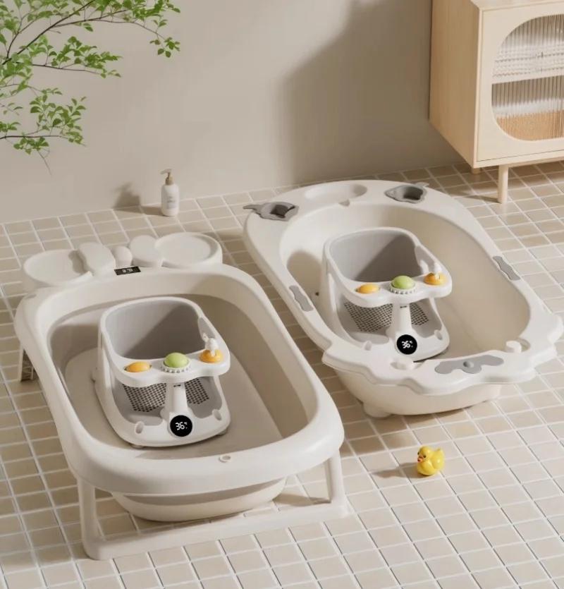Siège de bain antidérapant en PVC pour bébé avec ventouses sécurisées