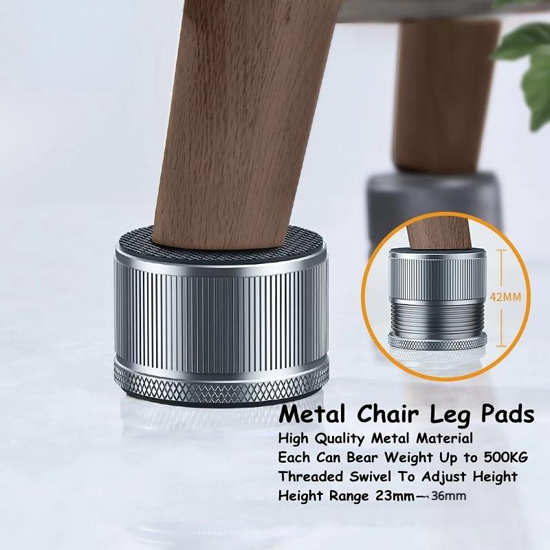 Eary 2/4 pièces meubles en métal jambe Booster Pad lit Riser hauteur réglable canapé pieds protecteur de sol Machine