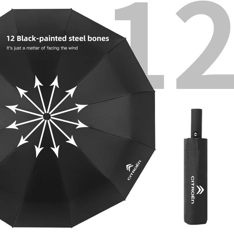 Badge de voiture parapluie pliant pare-soleil extérieur parapluie pour citroën C8 DS3 C6 C3 Vts C4 Saxo C4L C5 C2 C1 Xsara C3-XR Picasso SEGA