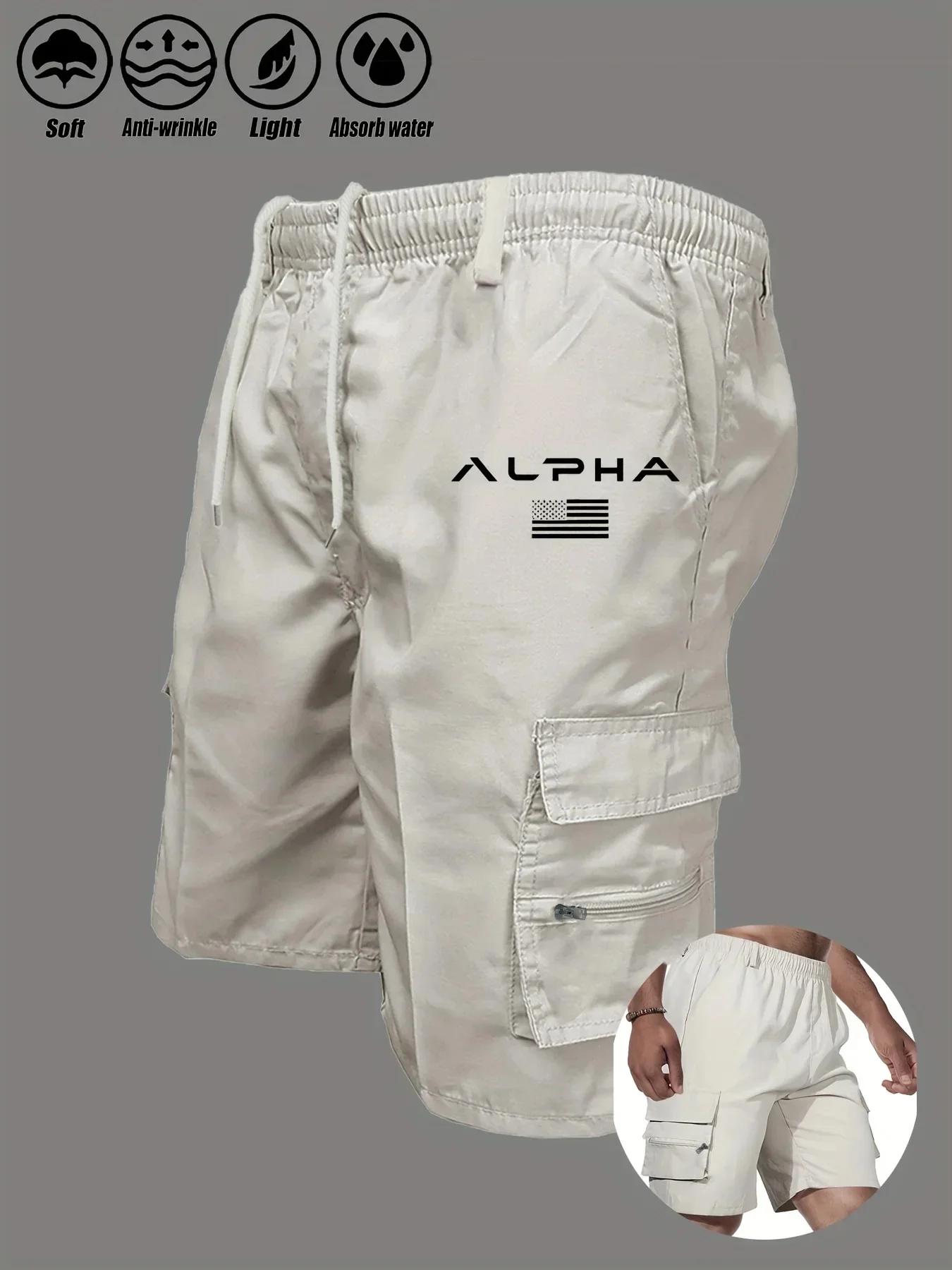 Shorts cargo imprimés drapeau américain
