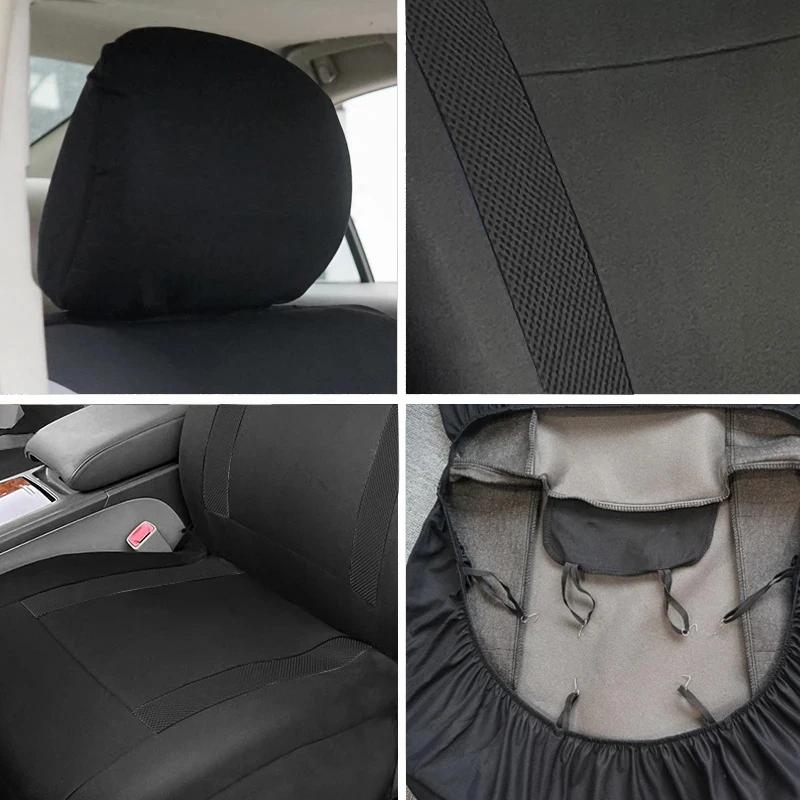 Housses de siège de voiture universelles respirantes, tissu en maille d'air avec tissu en Polyester adapté à la plupart des accessoires d'intérieur de voiture Suv