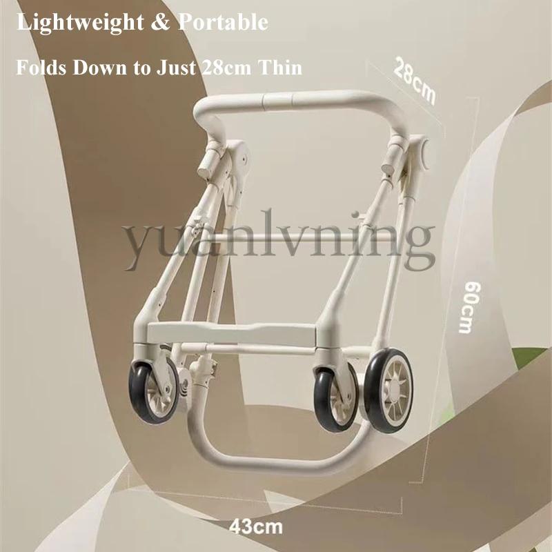 Poussette pliable pour bébé, compacte et légère, poussette de voyage pour tout-petits, poussette pour l'extérieur