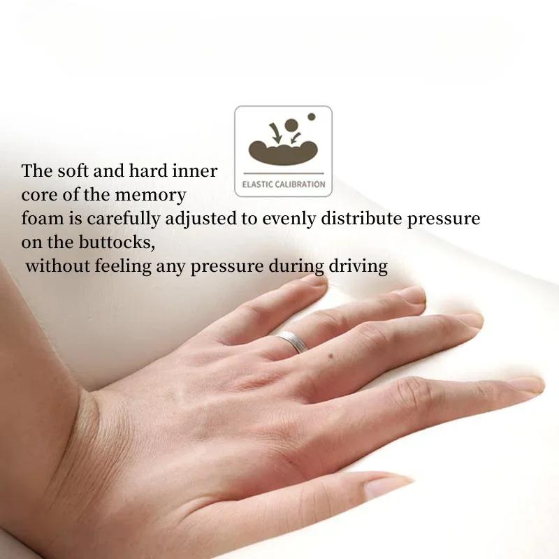 Coussin rehausseur de siège auto respirant et portable pour soulager la fatigue