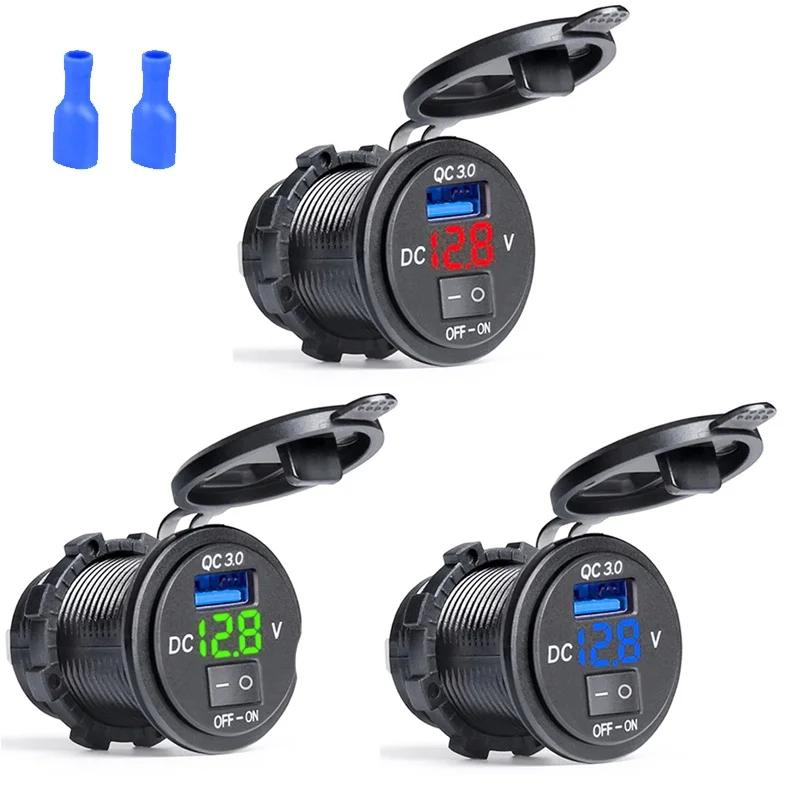 Prise de chargeur de voiture USB Quick Charge 3.0