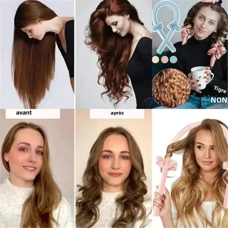 Ensemble de fer à friser sans chaleur