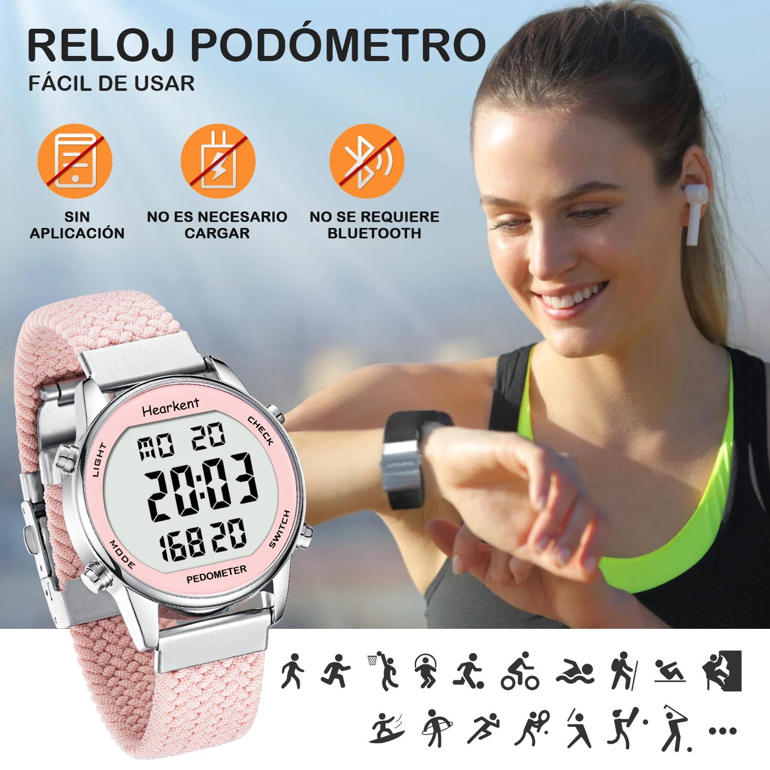 Hearkent-Montre de sport numérique pour femme