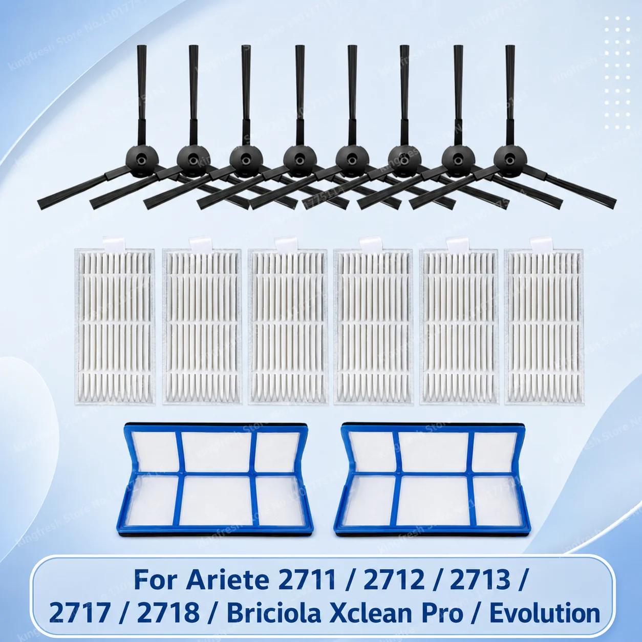 Compatible avec Ariete 2711 / 2712 / 2713 / 2717 / 2718 / Briciola Xclean Pro / Evolution Pièces de Rechange pour Aspira