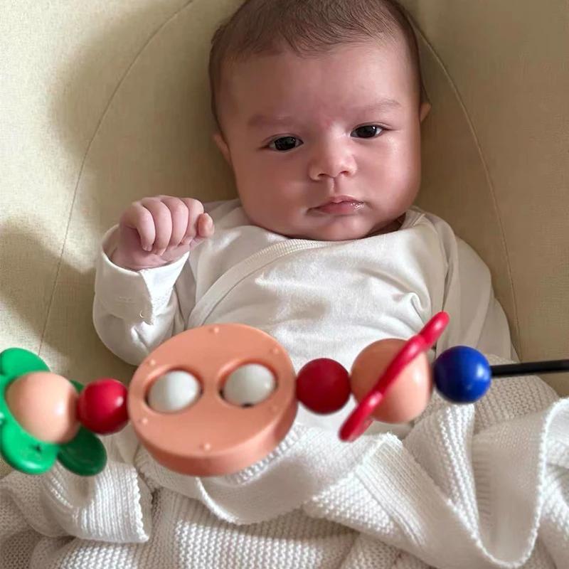 Hochet spirale pour chaise à bascule bébé, jouet suspendu pour berceau, arche de jeu pour poussette nouveau-né, jouets de lit et de siège auto pour bébés