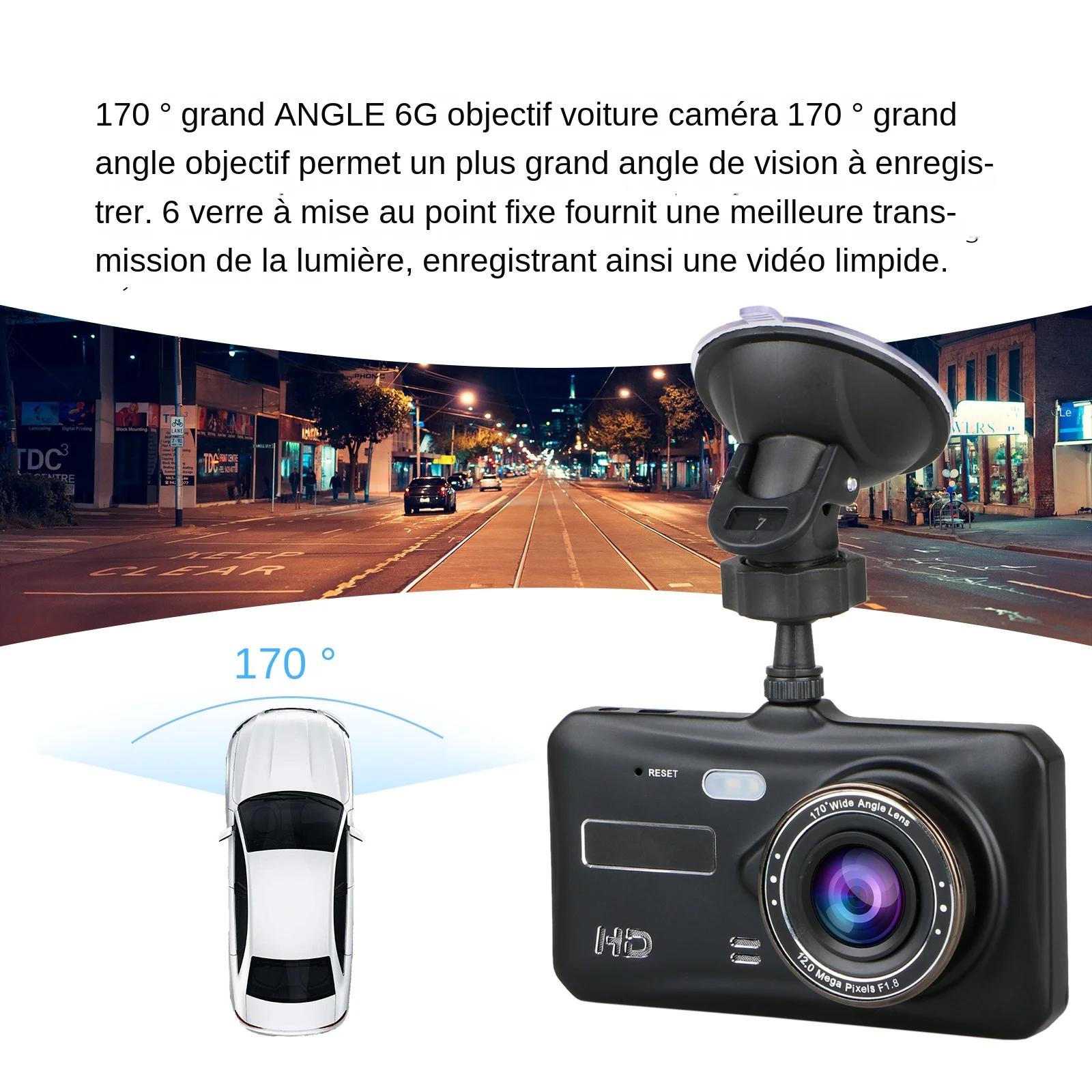 Dash Cam Caméra de tableau de bord avant et arrière