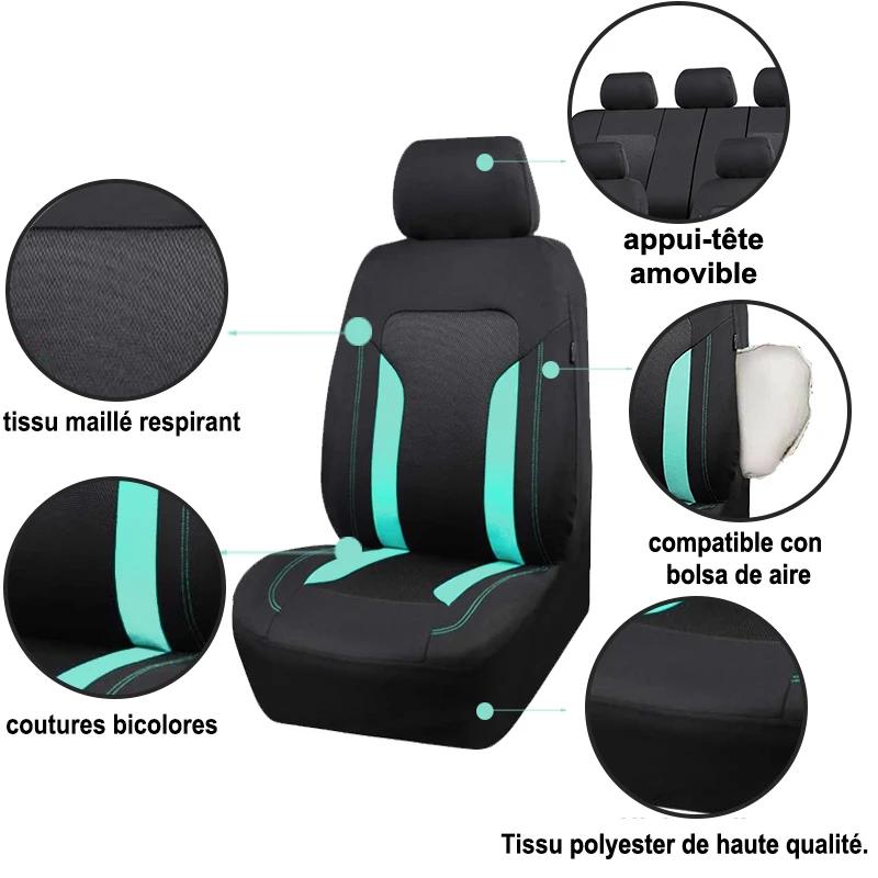 AUTO PLUS Housse de siège de Voiture en maille universelle