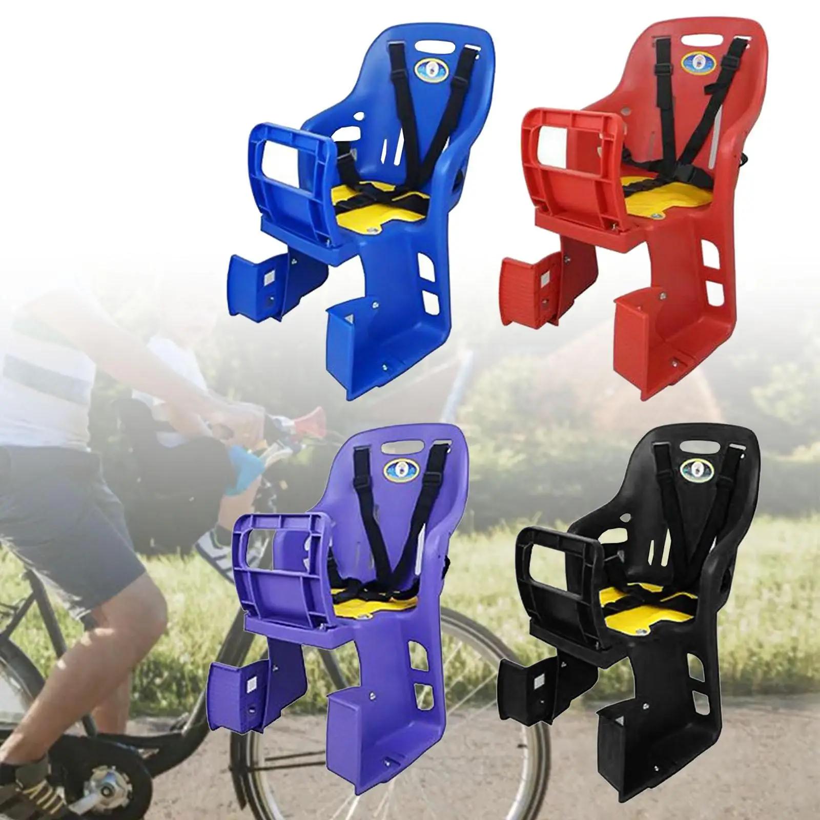 Siège de vélo confortable avec accoudoir pour enfants et adultes