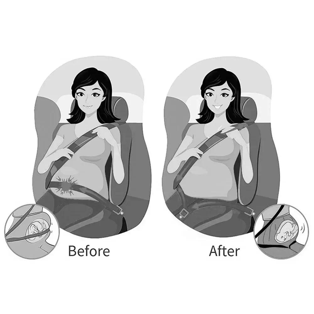 Ceinture de sécurité de siège de voiture pour femme enceinte, mamans de maternité, ventre non-né, Kit d'extension de protection pour bébé, accessoires automobiles